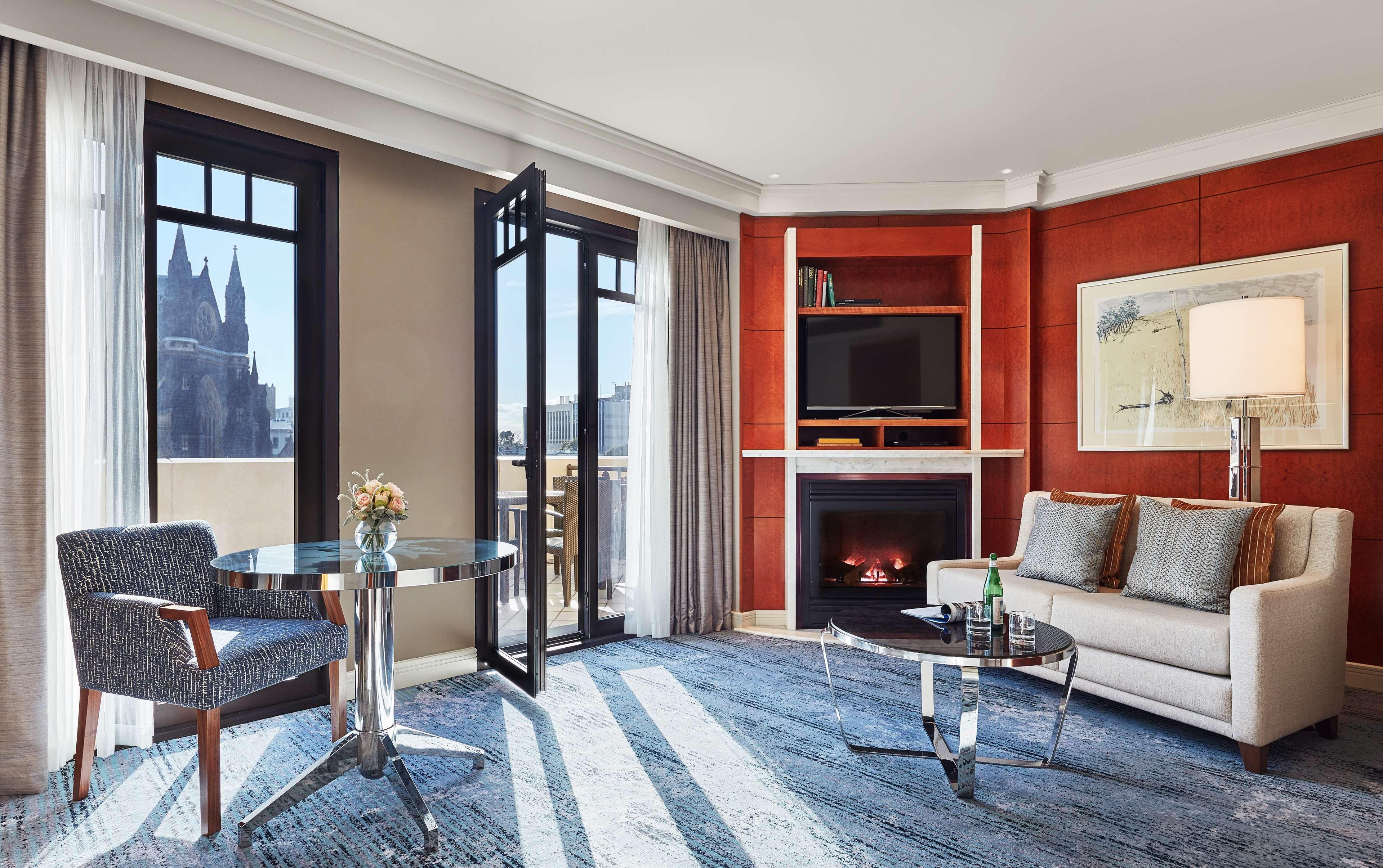 Park Hyatt Melbourne Hotel Buitenkant foto A suite at the hotel